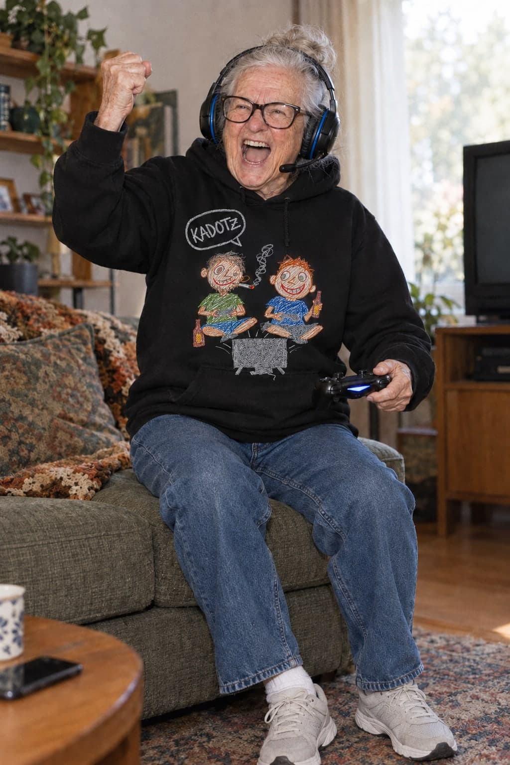 Grandma just won (AI-generated model)